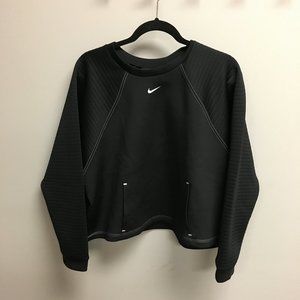 Nike Pro Long Sleeve Front Pocket Crew